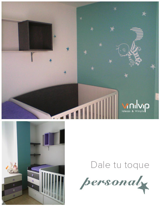 Como decorar la cuna del bebe con vinilos | Blog de Vinilvip